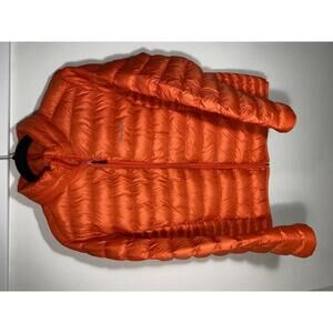 Roots Orange Puffer Jacket tight size XL